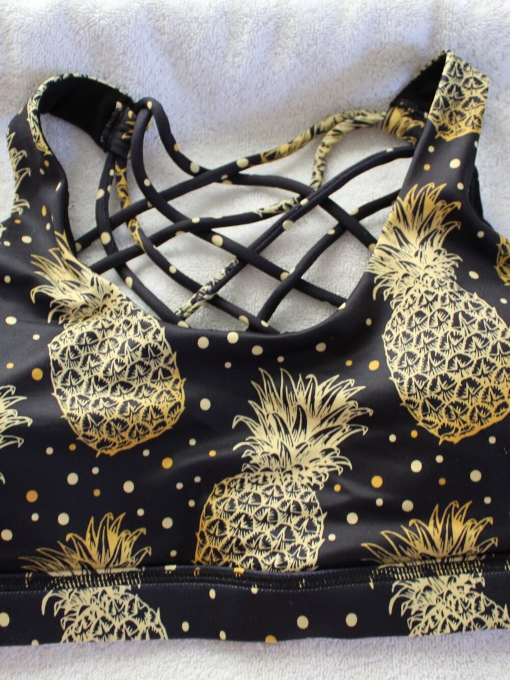 Bra athletic CVG Fineapple butterfly back size XL